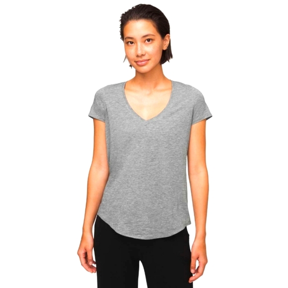 lululemon athletica Tops - Lululemon Love Tee VHeathered Core Size L